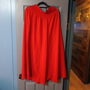 Bright Red Wide Legged Pants